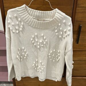 Altar’d State Cream Pom Pom sweater